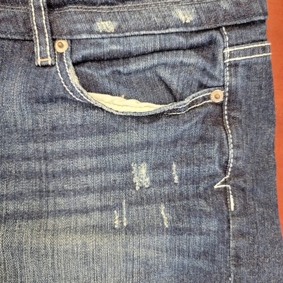Aeropostale Sz 7/8 Distressed Jean Shorts - Picture 4 of 6